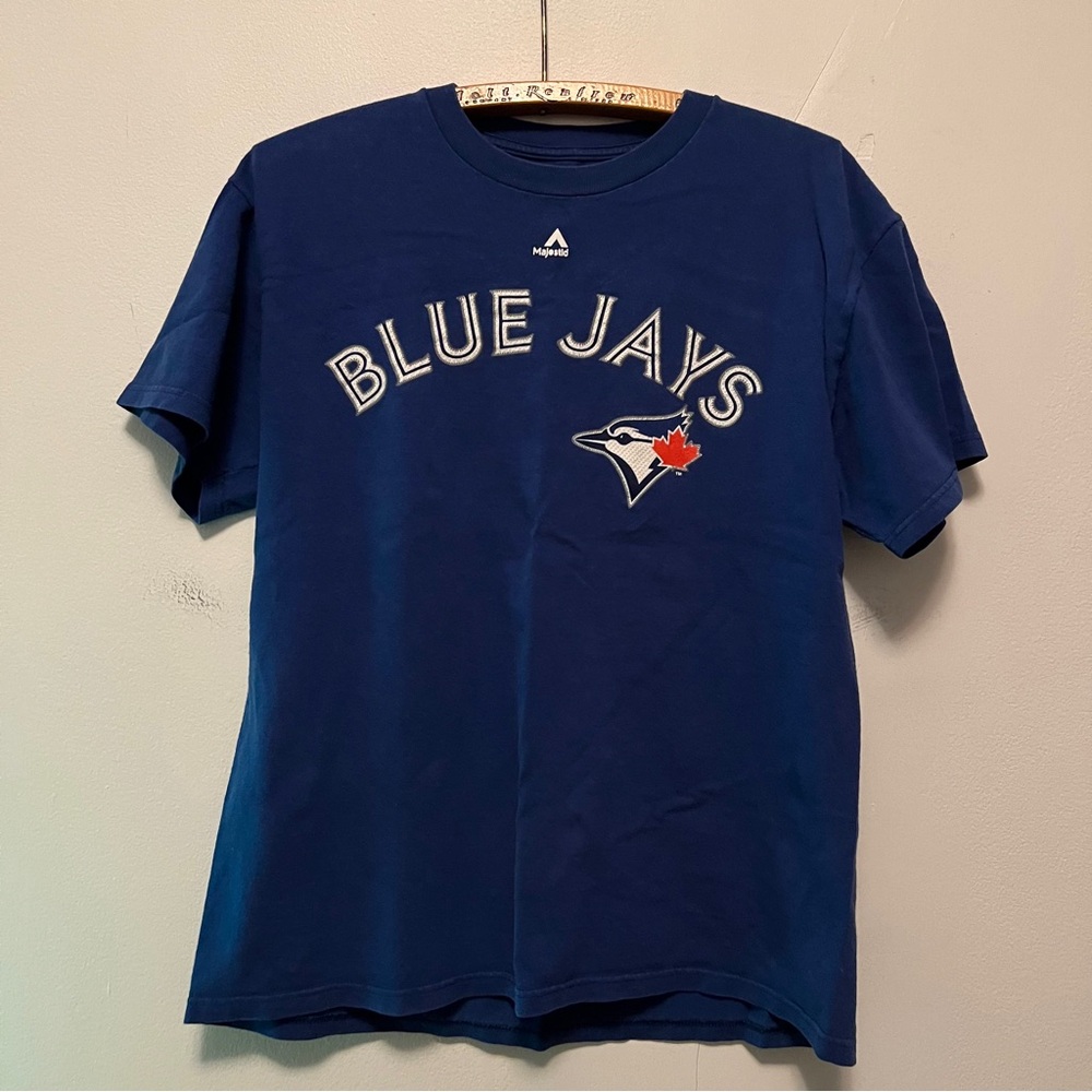 Toronto Blue Jays Josh Donaldson Medium Name Number Blue T-Shirt MLB Baseball